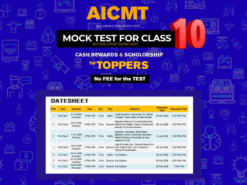 Mock Test Class 10